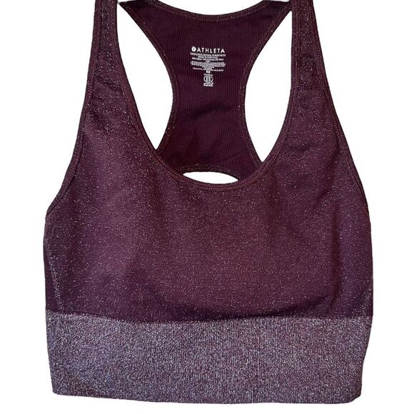 Athleta 2PC Antique Burgundy Twilight 2.0 Legging Set - Picture 2 of 16